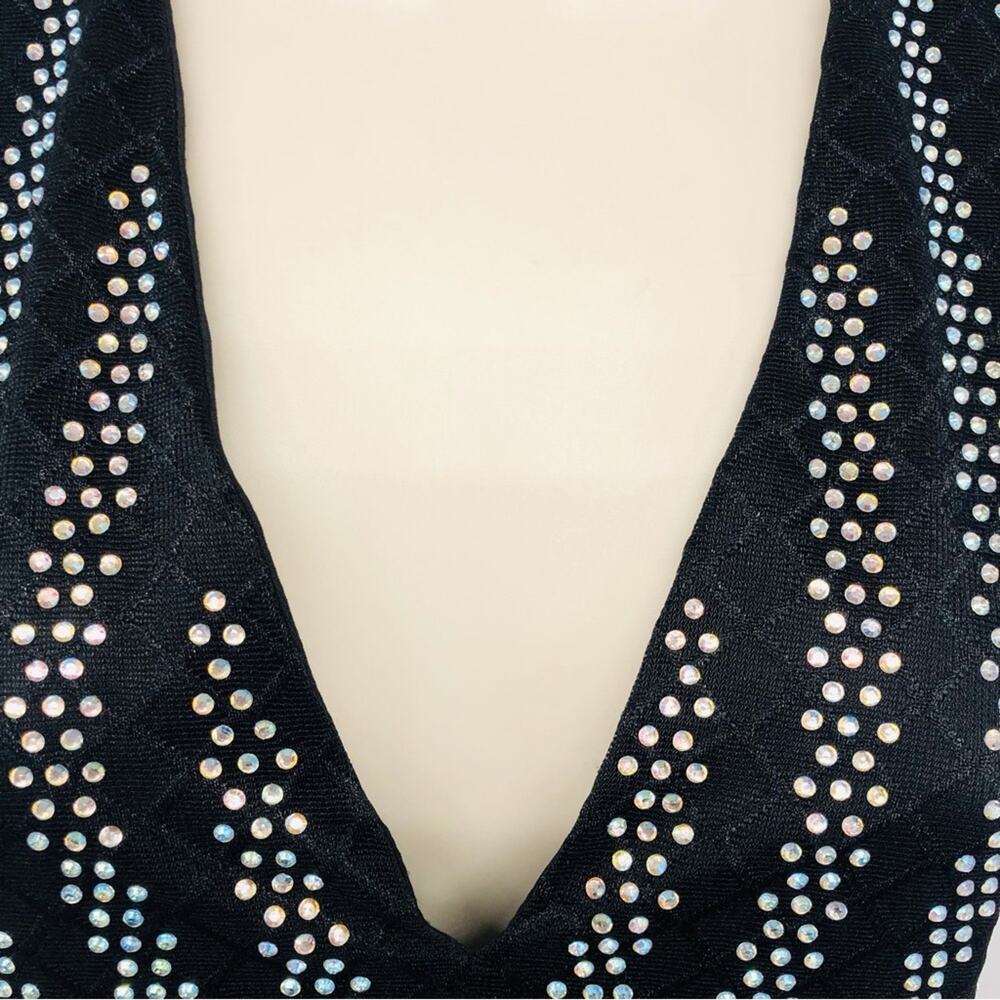 Banjul Black Rainbow Bling Fringe Top - Picture 8 of 16